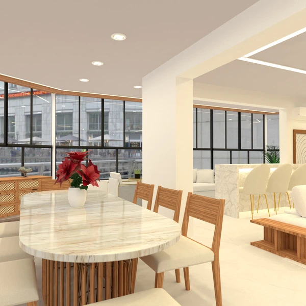 floor plans apartamento muebles decoración salón comedor 3d