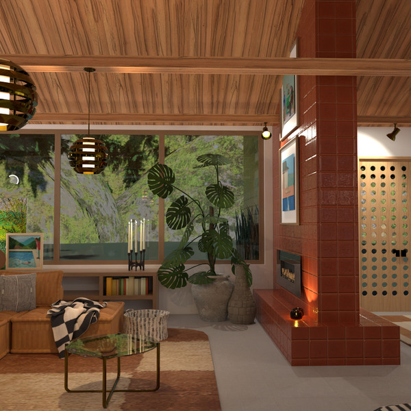 floor plans dom taras na zewnątrz jadalnia architektura 3d