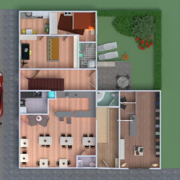 Cafe + apartments #2864180 by Teresa