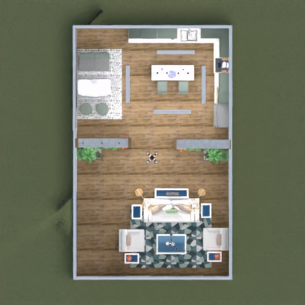 floor plans prieškambaris garažas kraštovaizdis vonia 3d