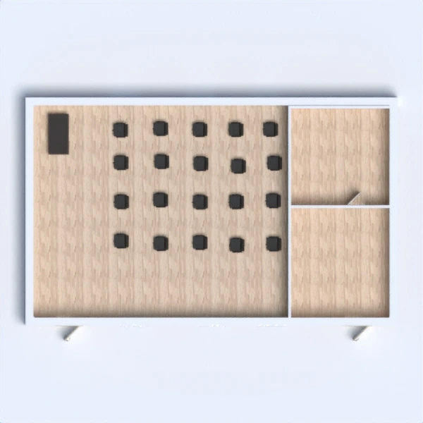 floor plans 单间公寓 3d