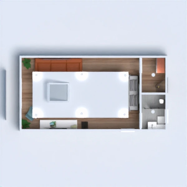 floor plans household living room terrace studio storage 3d