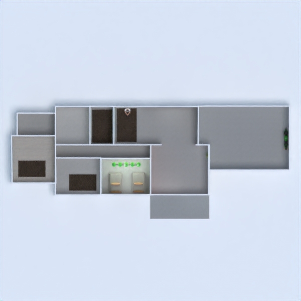floor plans kraštovaizdis terasa garažas vaikų kambarys apšvietimas 3d