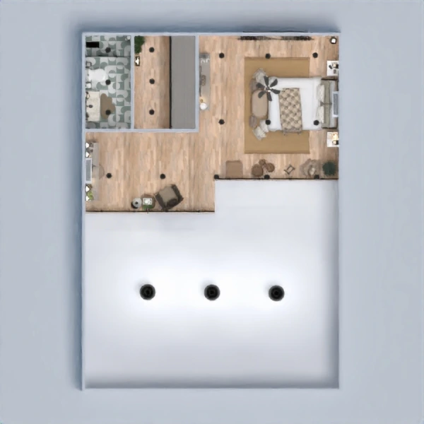 floor plans living room terrace kitchen entryway storage 3d