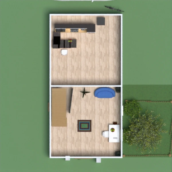 floor plans paisagismo utensílios domésticos 3d