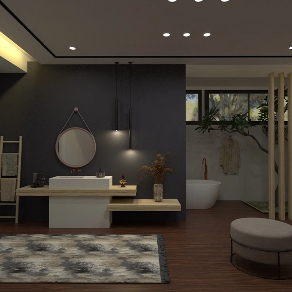 floor plans butas baldai dekoras vonia apšvietimas 3d