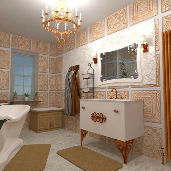 floor plans 家具 装饰 浴室 照明 3d