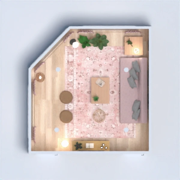 floor plans apartamento quarto iluminação 3d