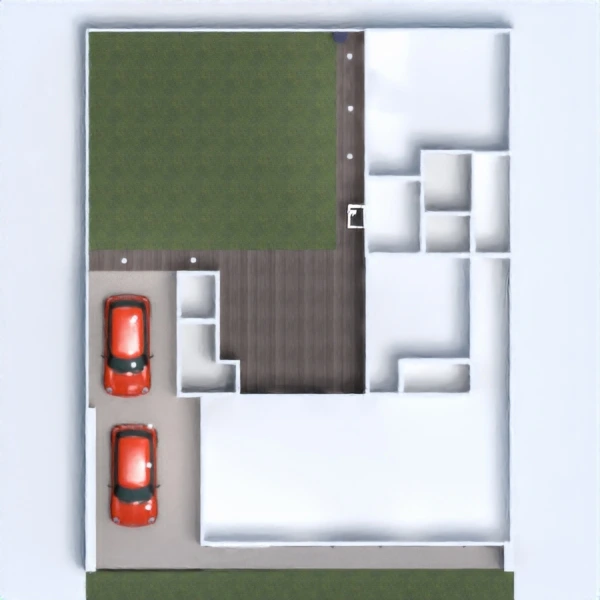 floor plans appartement meubles salle de bains garage 3d
