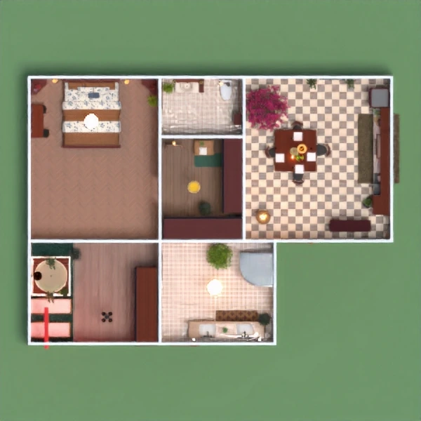 floor plans mieszkanie dom 3d