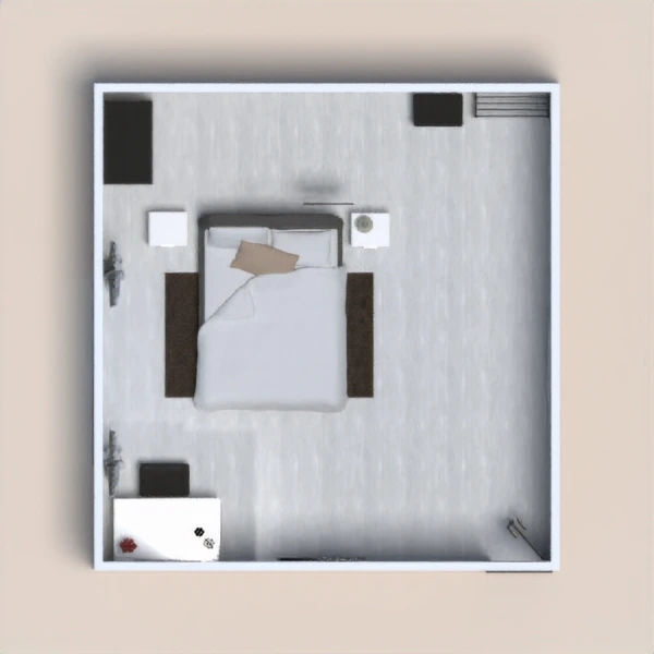 floor plans 卧室 3d