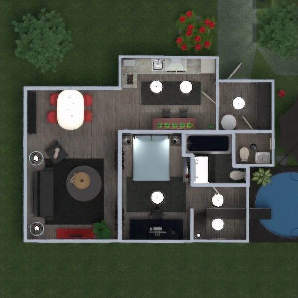 little house with a pool #2811512 by Saana