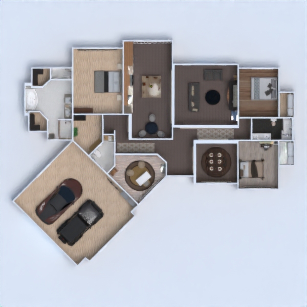 floor plans house decor bathroom garage kitchen 3d
