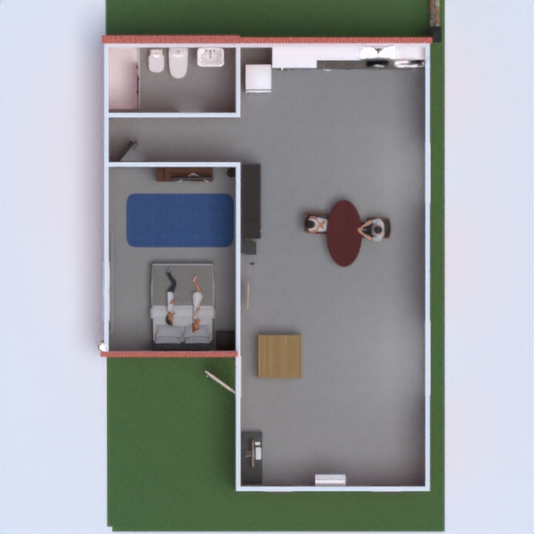 floor plans living room household 3d