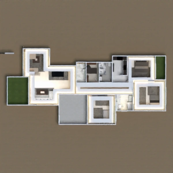 floor plans butas dekoras vonia miegamasis svetainė 3d