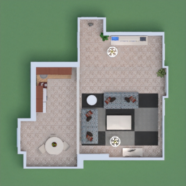 It is a modernish style house, I didn't have much inspiration since I don't watch F.R.I.E.N.D.S. So yeah... I couldn't really do much with space since I just couldn't fit it right, I hope this actually looks decent to some people I kinda couldn't go for my full potential.