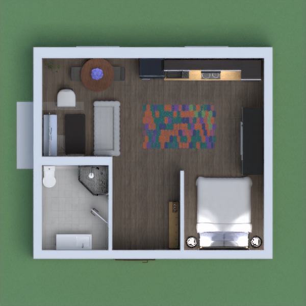 A modern apartment.
