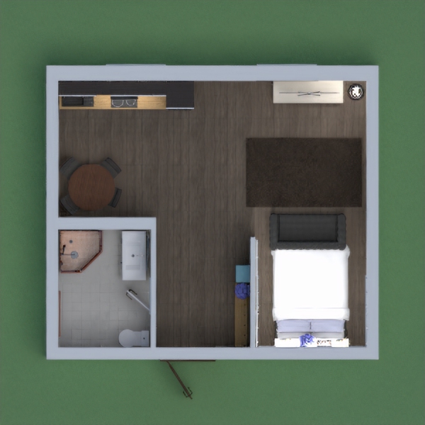 it is a small apartment