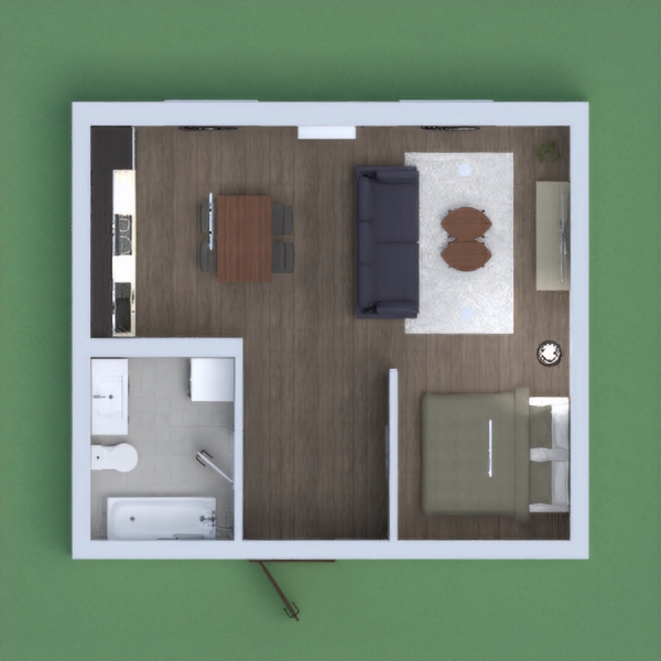 a modern small apartment.
thank you for voting me,i'll vote for you too :)