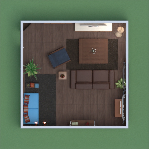 This is a very cozy and chill living room, with lots of artworks all around. It has a TV corner, as well as a little reading nook. Hope you'll like it !!