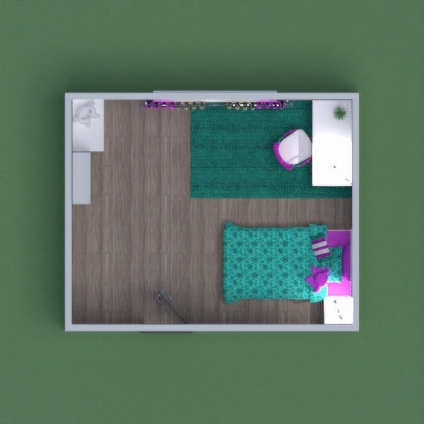 This is a tween girls' bedroom, designed by a 12 year old girl. The color scheme is light purple and teal with some white mixed in. Its designed to be sophisticated and nice yet simple and cozy. If you vote for me, there is a very good chance that I will vote for you, but vote for the room, not because I'll vote for you. Thanks!!