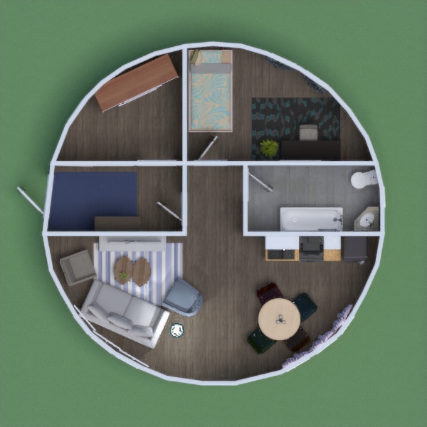 This is my round house. I know i haven't been on in quite some time, but i've been a bit busy with school. Please tell me what you think, and vote if you like it. I'm not sure if I will be here for the next project, btw.
