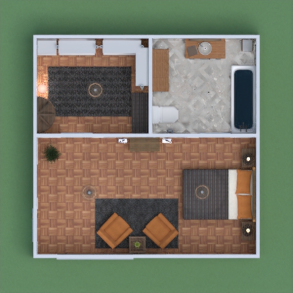 this is my bedroom with a bathroom and a wadrobe, i tried to make it boho style. i hope u like it, if u do, pls vote for me and leave a comment.