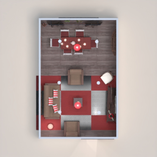 Chinese New Year Style Sitting Room/ Diner  Room By Carla