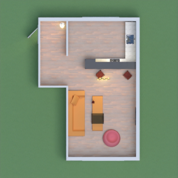 My project is a modern living space as you can see there is no dining room so I put two chairs at the kitchen and ya take a look around and hope you enjoy it thank you.