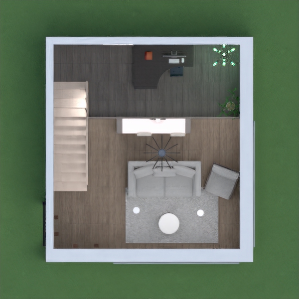 I tried to do a modern type of house and I think that it's kinda bad.