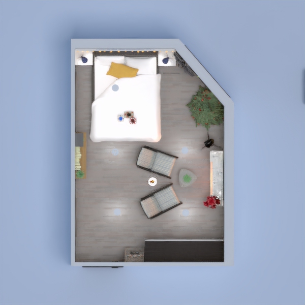 Hey Guys, Happy New Year. I designed this room with all my heart and cozy colours and furniture. I wanted to make it comfortable and also with all the requirement it should have along with Christmas decoration...I believe you all like it. Thank You :)