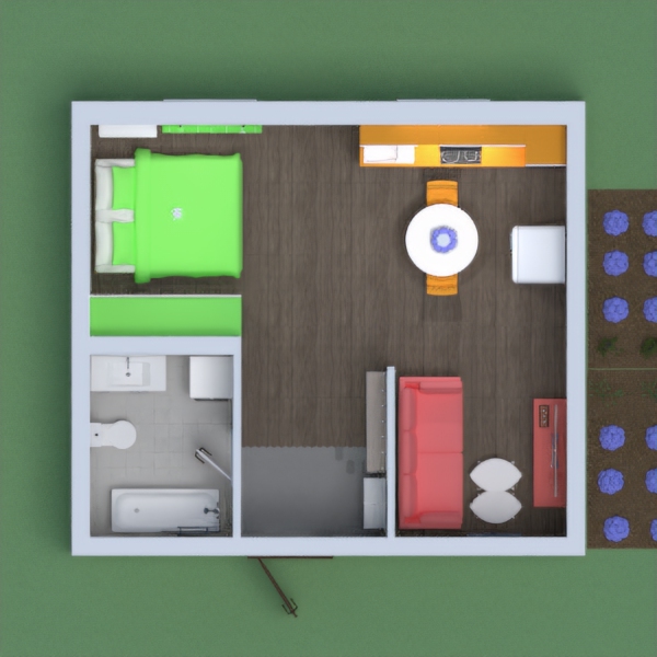 Hi this is My Colorful Apartment!! The one wall near the bed has the colors green, orange, and pink. All those colors are in the furniture!! I tried my best on this, so I hope you like it! I really want to get to the top 5, so pls get me there. Pls vote me, because If you do, I will vote you!! I hope you like it! STAY SAFE! Thanks! ;-) 
      Benjamin Button Lover