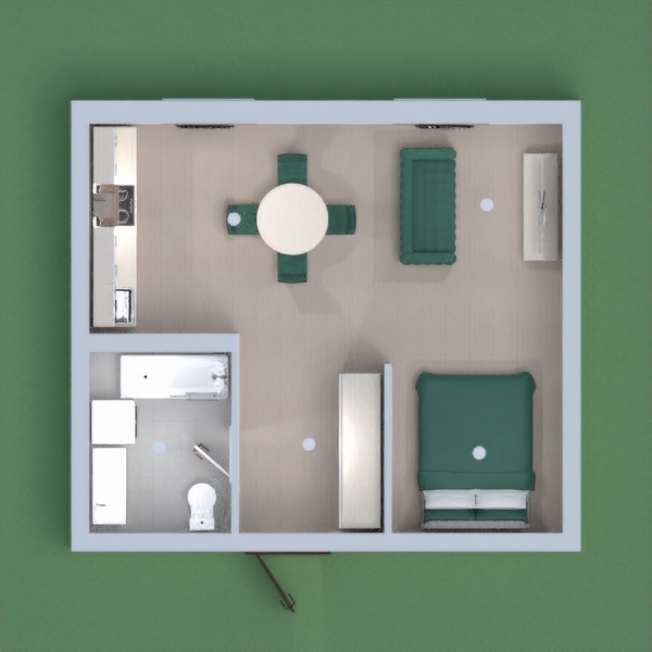 Small apartment interior