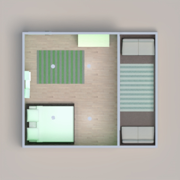 I hope you guys like it here is the info about it: A mom and dad who moved into their dream house and they moved to Hawaii and their it was their dream bedroom A light shade of green with a balcony on their side their modern bed, and last but not least their shelves that they always wanted.