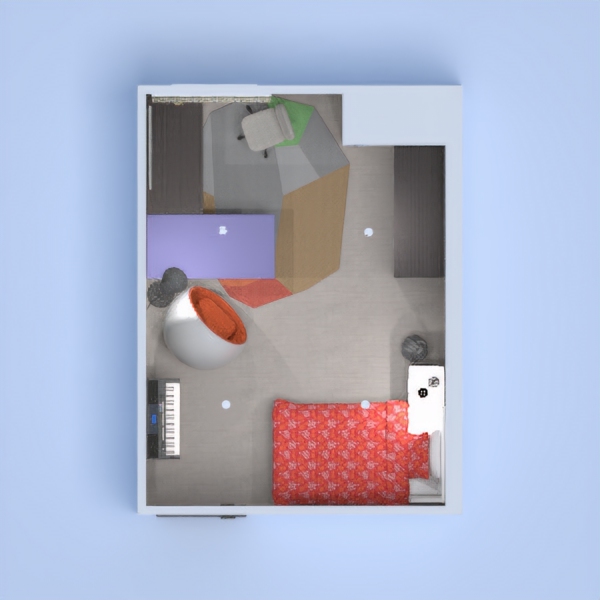 I created a room that everyone wants. I believe that it would be possible to add a game console, then my project would be finished completely.