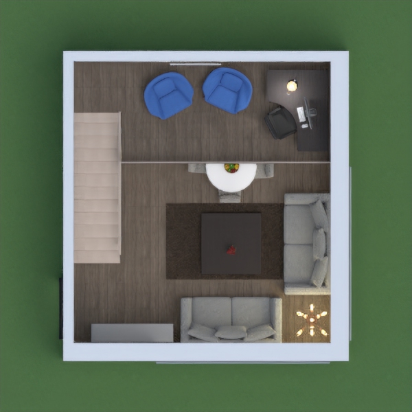 my project has a living room, kitchen, dining room, and office/hangout so I hope you like it!