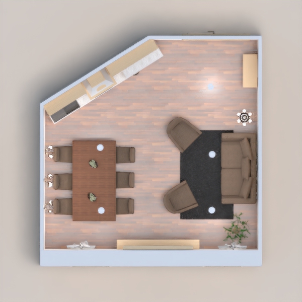 This is a small yet, affordable and luxury apartment, with no bedroom ;)