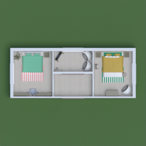 Here is a minty/green bedroom with light pink and gray accents. And a yellow bedroom with white and light blue accents it has a relax and musical room and it took me forever to complete it. Please vote and leave a comment with advice, Thanks.