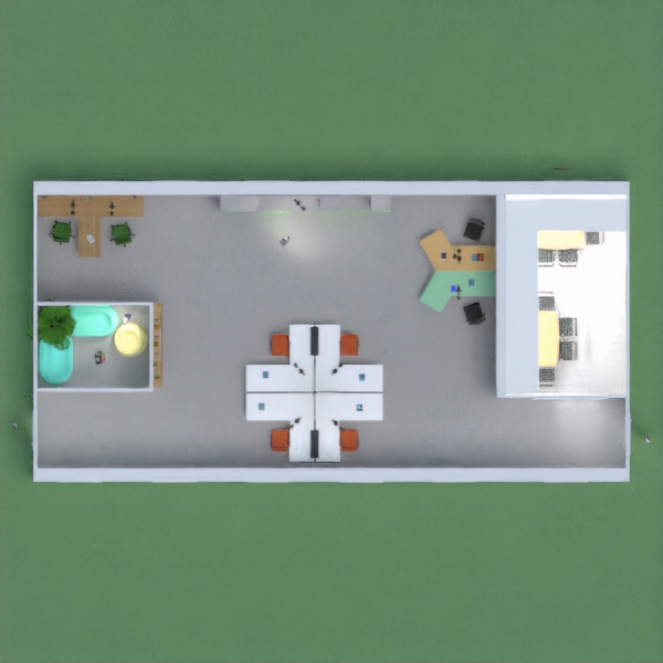 Hi! Ink here, i made a nice office with a job/sign up room and a meeting room, also did anyone else get the premium feature? I can't change the wood or anything. :'(