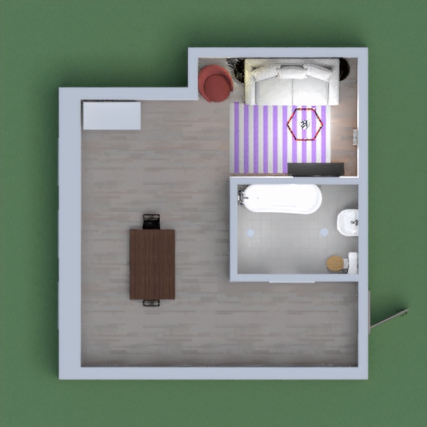 A siple-ish apartment  that is a little bit modern.