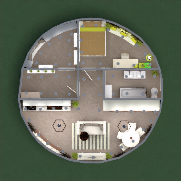 My first experience with round appartment