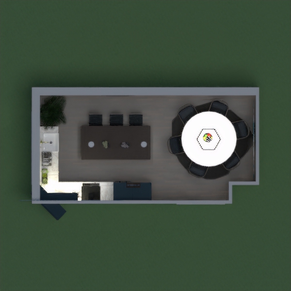 I was going to make my dream kitchen.. but there is no cabinets :(
This a kitchen and a dining room with a kitchen island and a kitchen backsplash. I want to use cabinets so i can put a lighting under the cabinets, but beacuse there’s no cabinets so i decided to put the lighting under shelves. I hope you like it :) if you do pls vote for me... i really took a lot of time for doing the backsplash ( it’s really hard and frustrating, but i manage to finished it :))