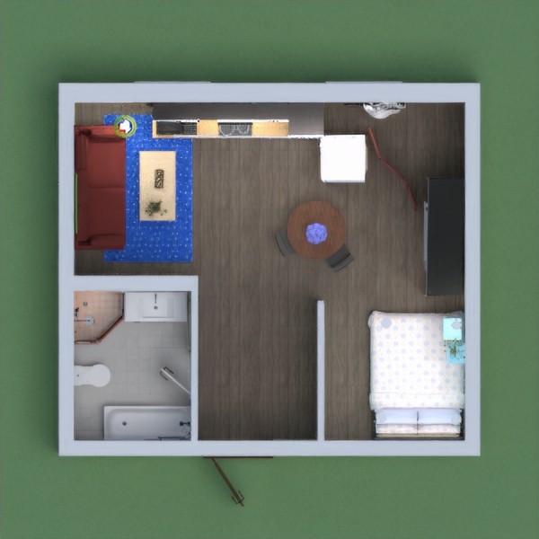 Hi! Ink here, today i made a small apartment, i made it very decorative and pretty, but i didn't use too much stuff. I hope you like it! please vote!
-Ink!