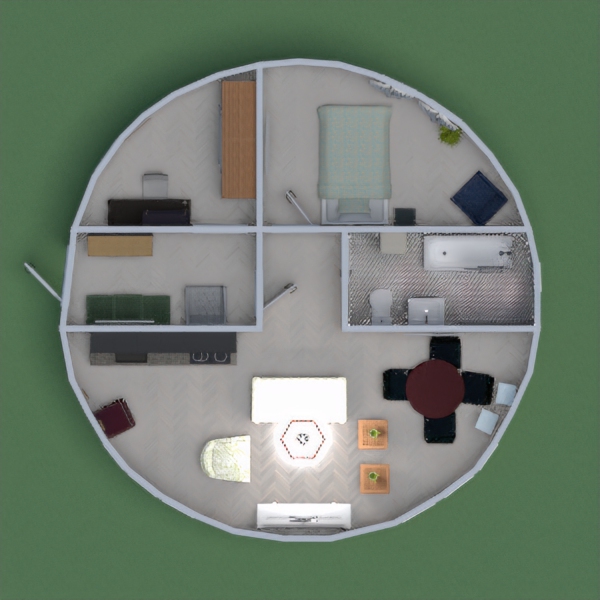 Modern simple living space!