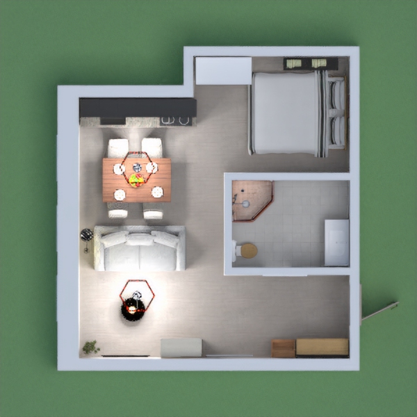 un perfecto apartamento para una pareja que quiera un pequeño apartamento en el que poder vivir comodamente