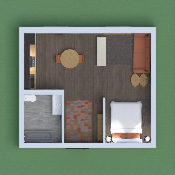 Small apt. with bed room and bathroom.

Remember to not be afraid to comment things that I could change or that you like. 
If you vote for me, leave a link to your page and comment 