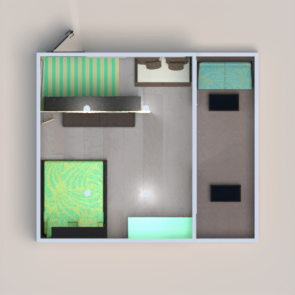 Hi! Today I made a house with teal, black, and yellow! I really do like it and hope you do too! made the wallpaper have leaves on it because it reminded me of nature and we were supposed to do something tropical, so I thought it would match! Hope you enjoy it! Feel free to vote!