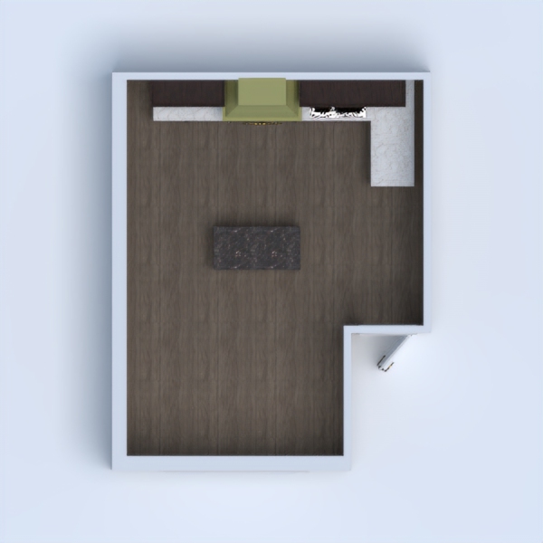 This is a small room and is not the biggest but it is perfect for a small family