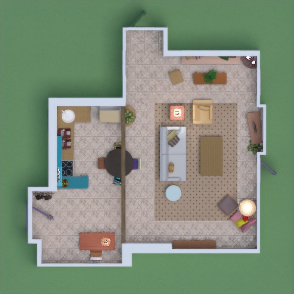I tried my very best to be as accurate as possible on this one. I really considered all the possible elements in Monica's original apartment in Friends. Please zoom for details! This is my favorite project yet although I wasn't able to finish because the contest will end in a few hours.