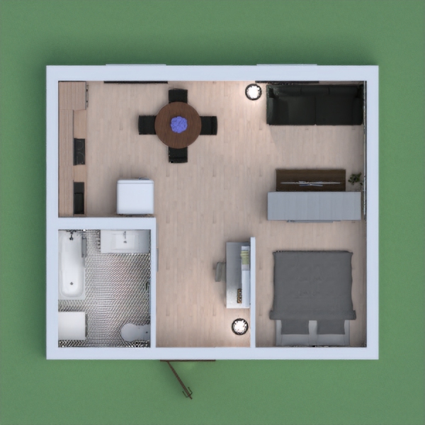 Simple but functional appartment.